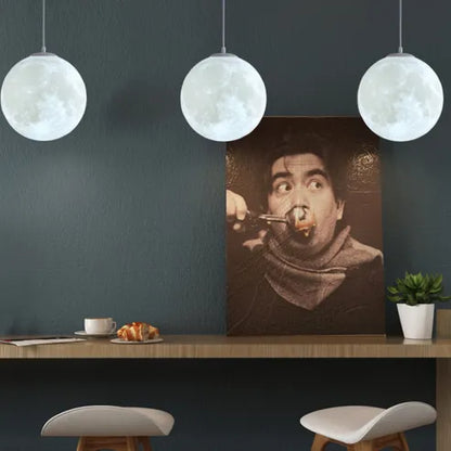 Galaktischer 3D-Mond-Kronleuchter