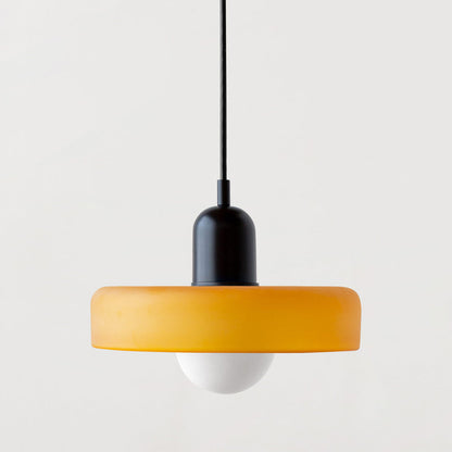Bunte LED-Glas-Pendelleuchte