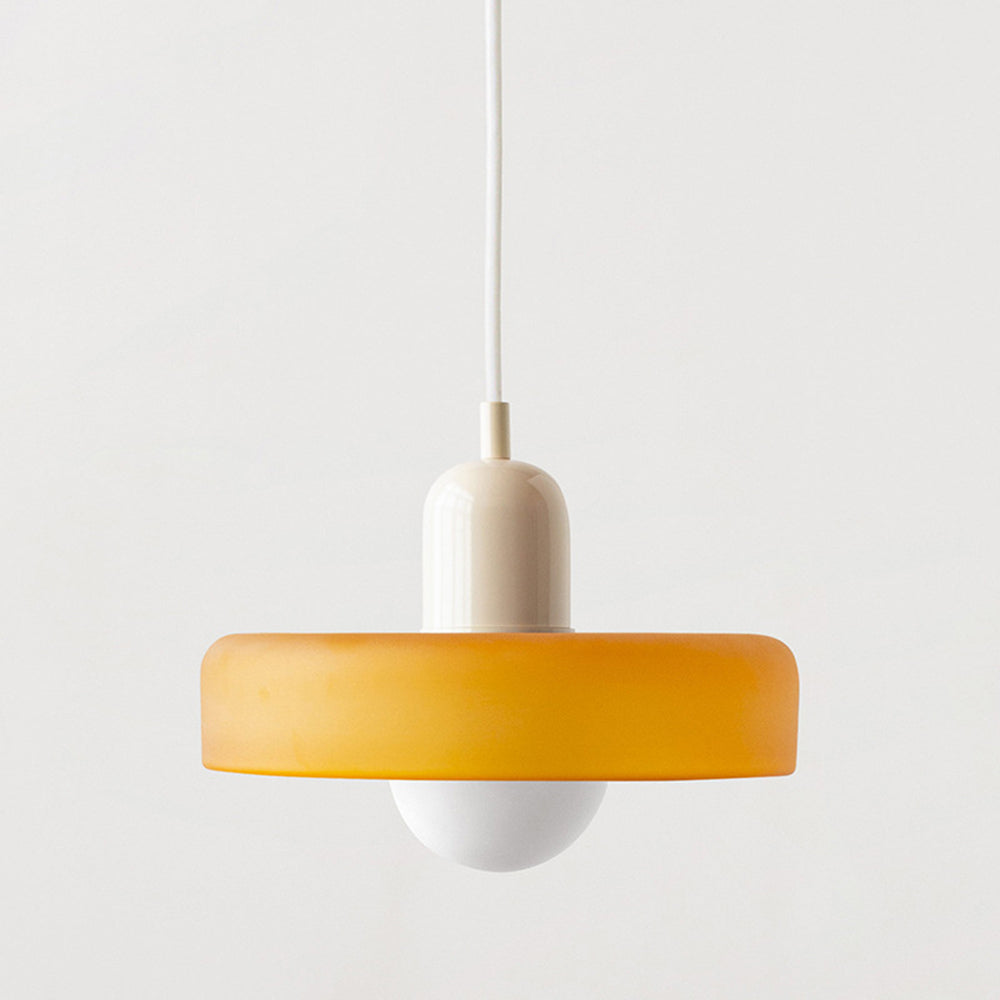 Bunte LED-Glas-Pendelleuchte