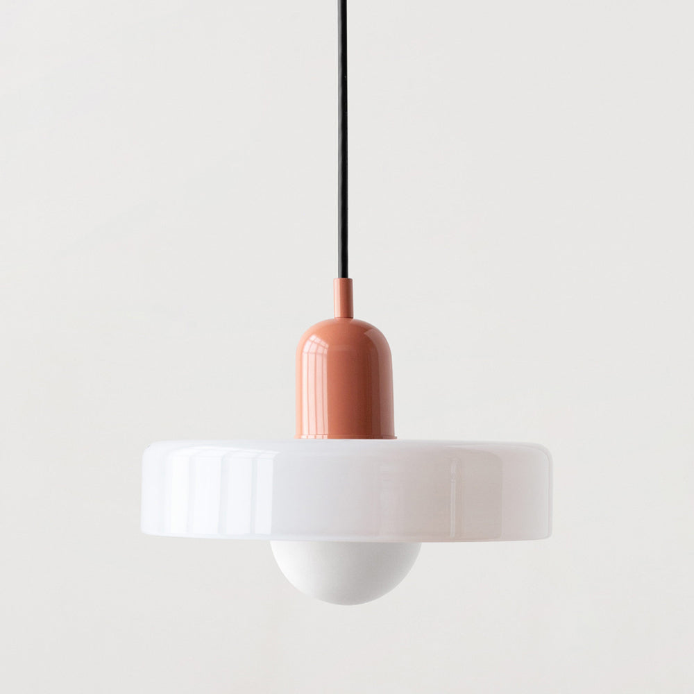 Bunte LED-Glas-Pendelleuchte