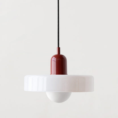 Bunte LED-Glas-Pendelleuchte