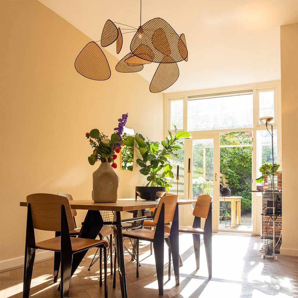 Ranya – Moderne Rattan Pendelleuchte