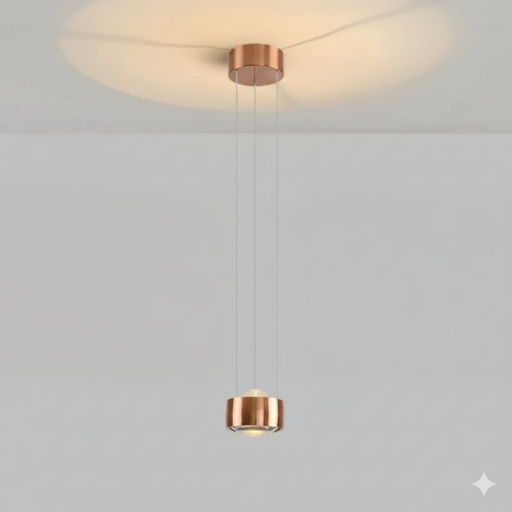 Minimalistische Kugelpendelleuchte