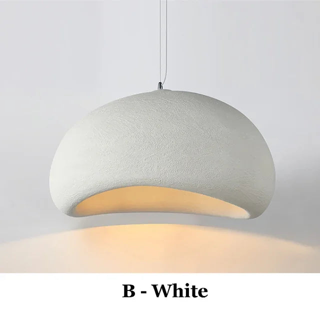 WabiGlow – Japanische Hängelampe im minimalistischen Wabi-Sabi Stil