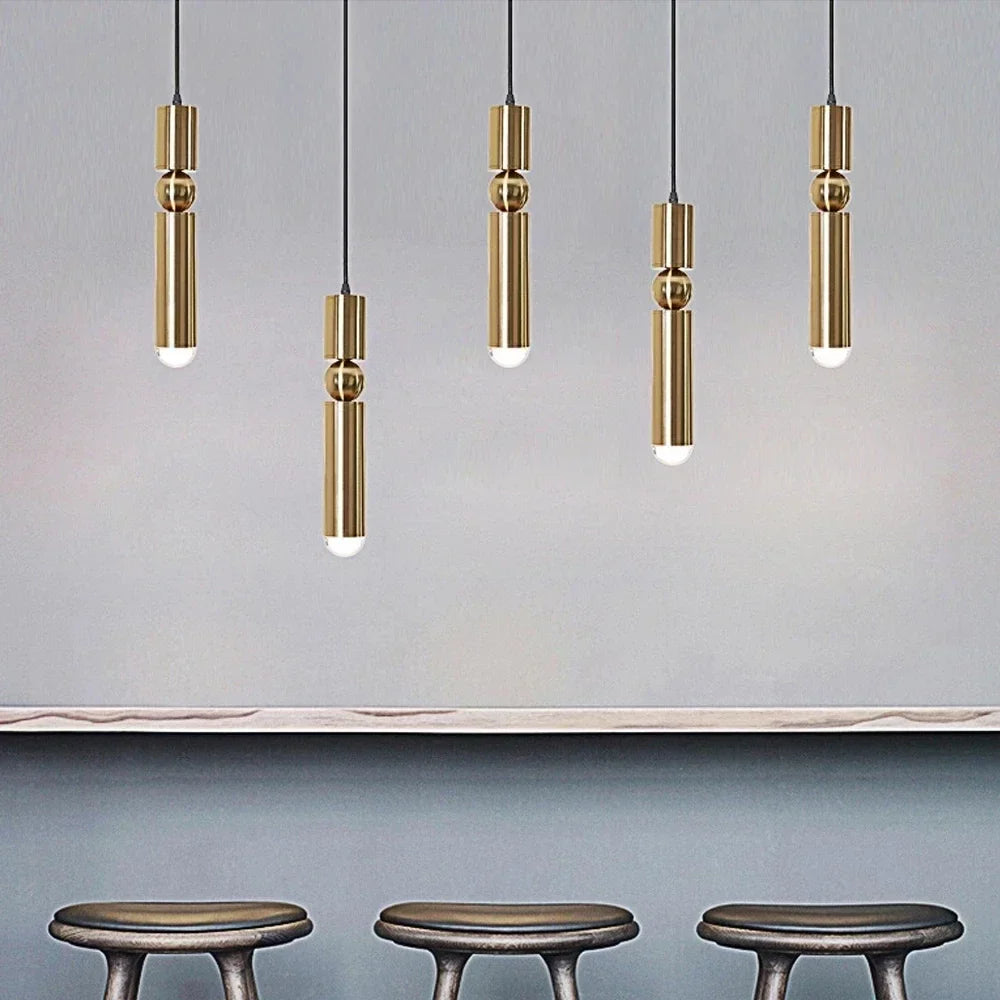 Aurea – Elegante Goldene LED-Hängelampe