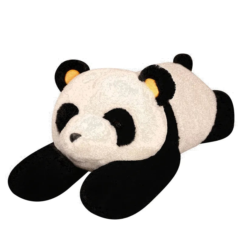 Teddy – Schlafender Kuschelbär als Kissenpuppe