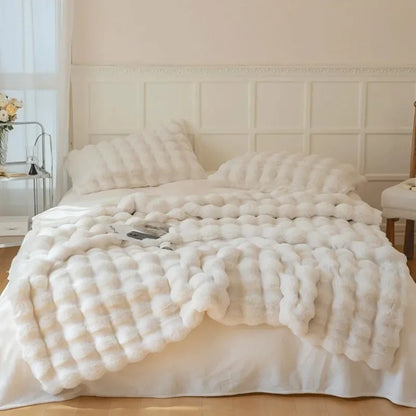 Kaninchen Plüsch Decke Sofabezug