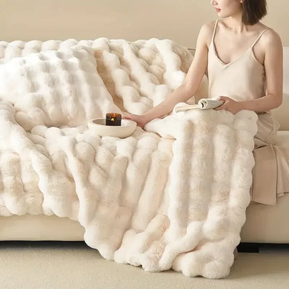 Kaninchen Plüsch Decke Sofabezug