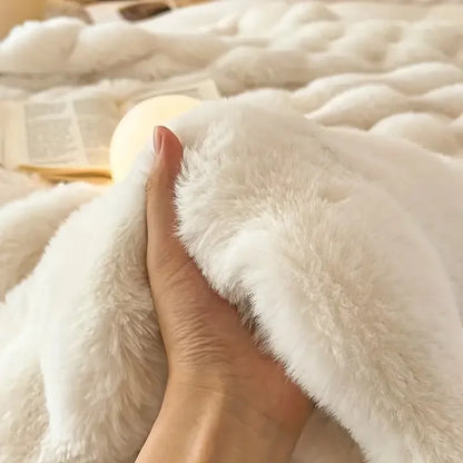 Kaninchen Plüsch Decke Sofabezug