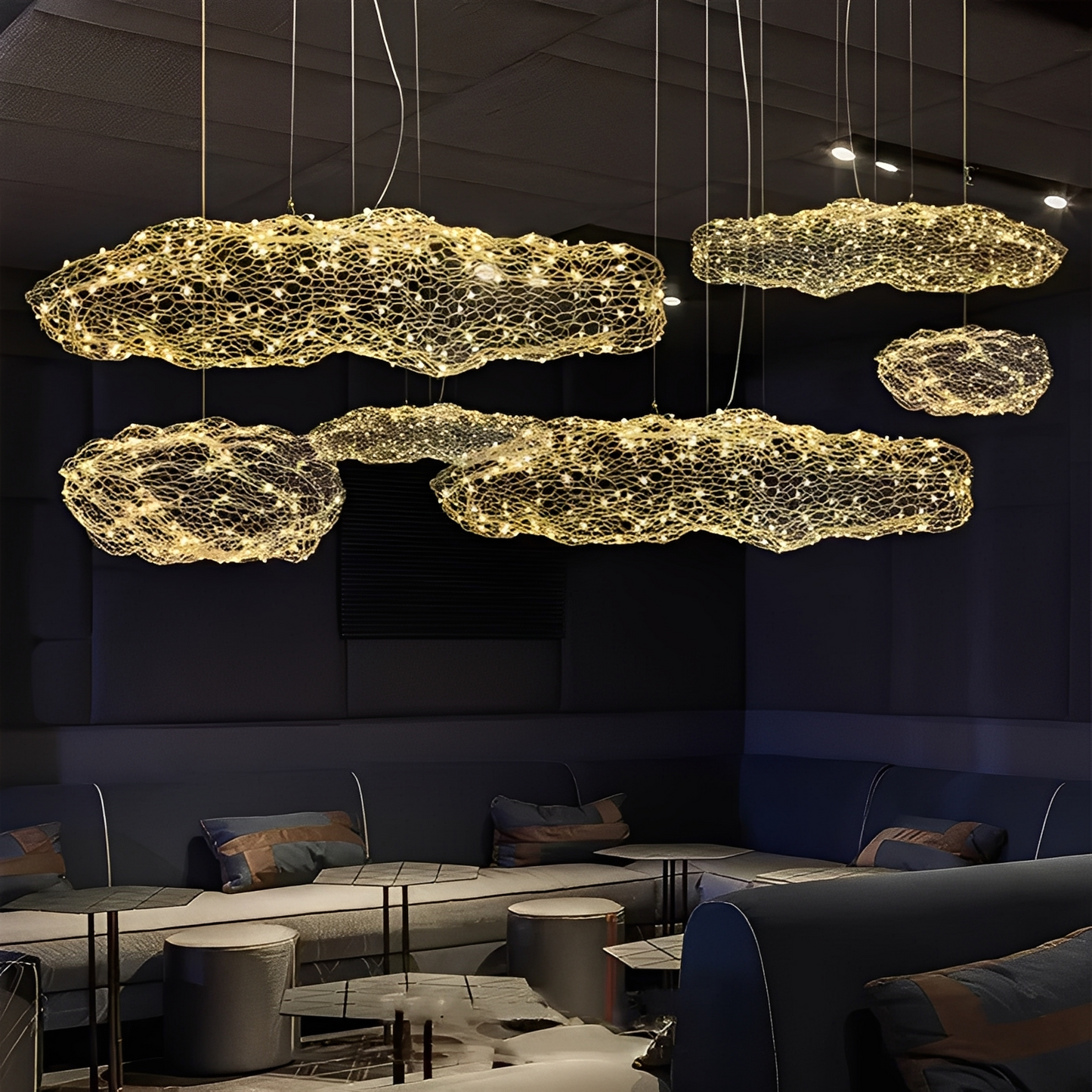 Aozora – Postmoderner Wolken-Kronleuchter