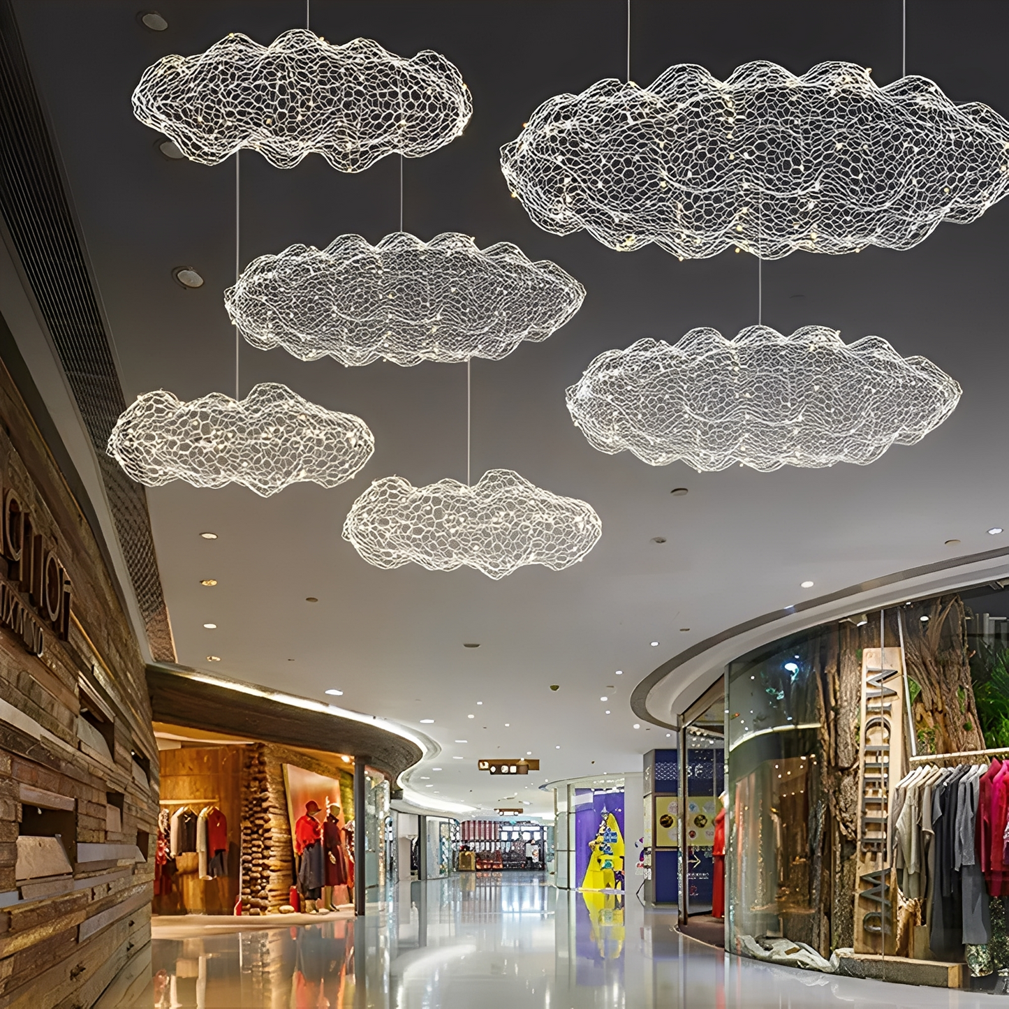 Aozora – Postmoderner Wolken-Kronleuchter