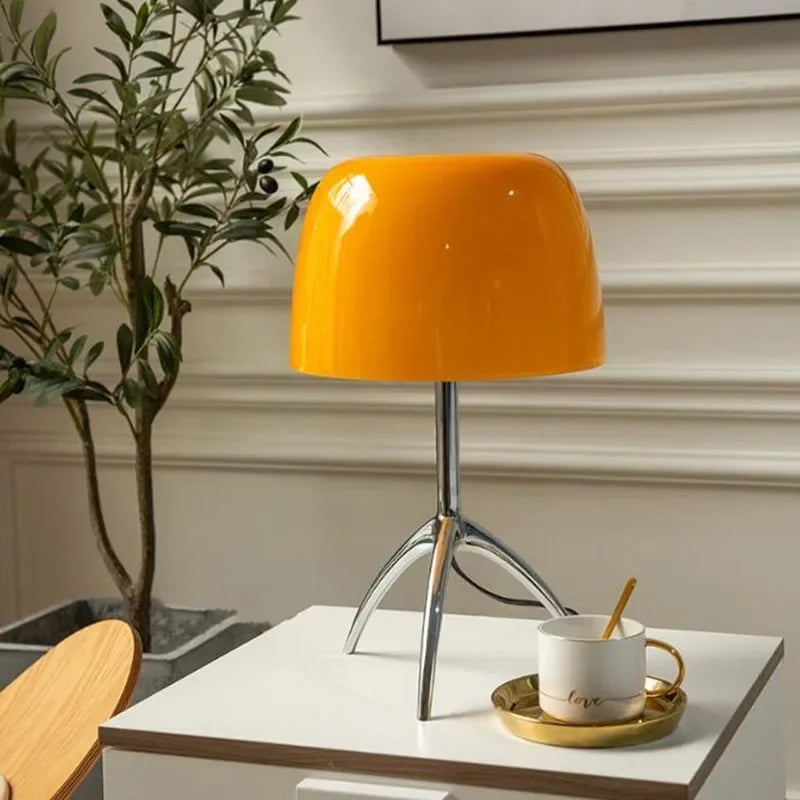Vintage Kupfer Tischlampe
