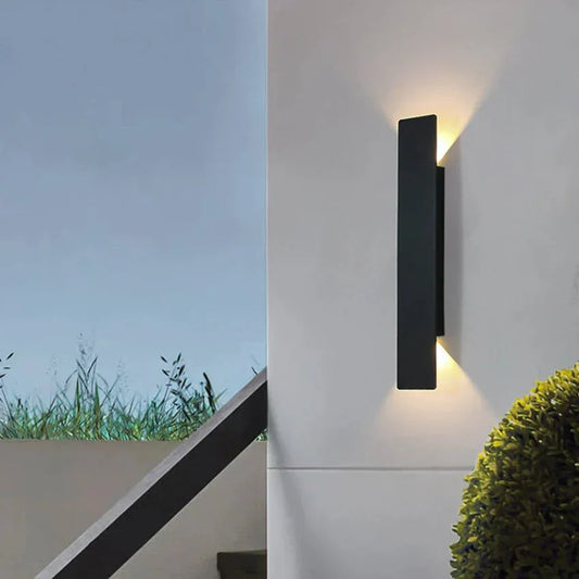 TriShine – Outdoor-Wandleuchte mit dreifachem LED-Licht