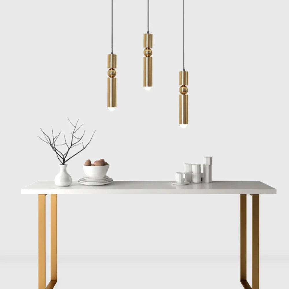 Aurea – Elegante Goldene LED-Hängelampe