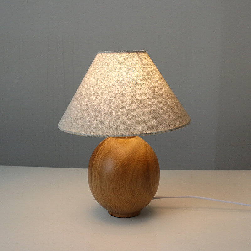 Natsumi – Japanische Wabi-Sabi Holz-Tischlampe