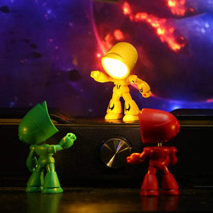 Robot Hero Kindertischlampe