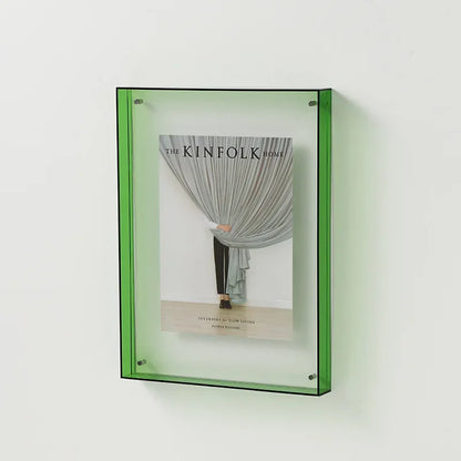 Schwebender Acryl-Fotorahmen im modernen Design