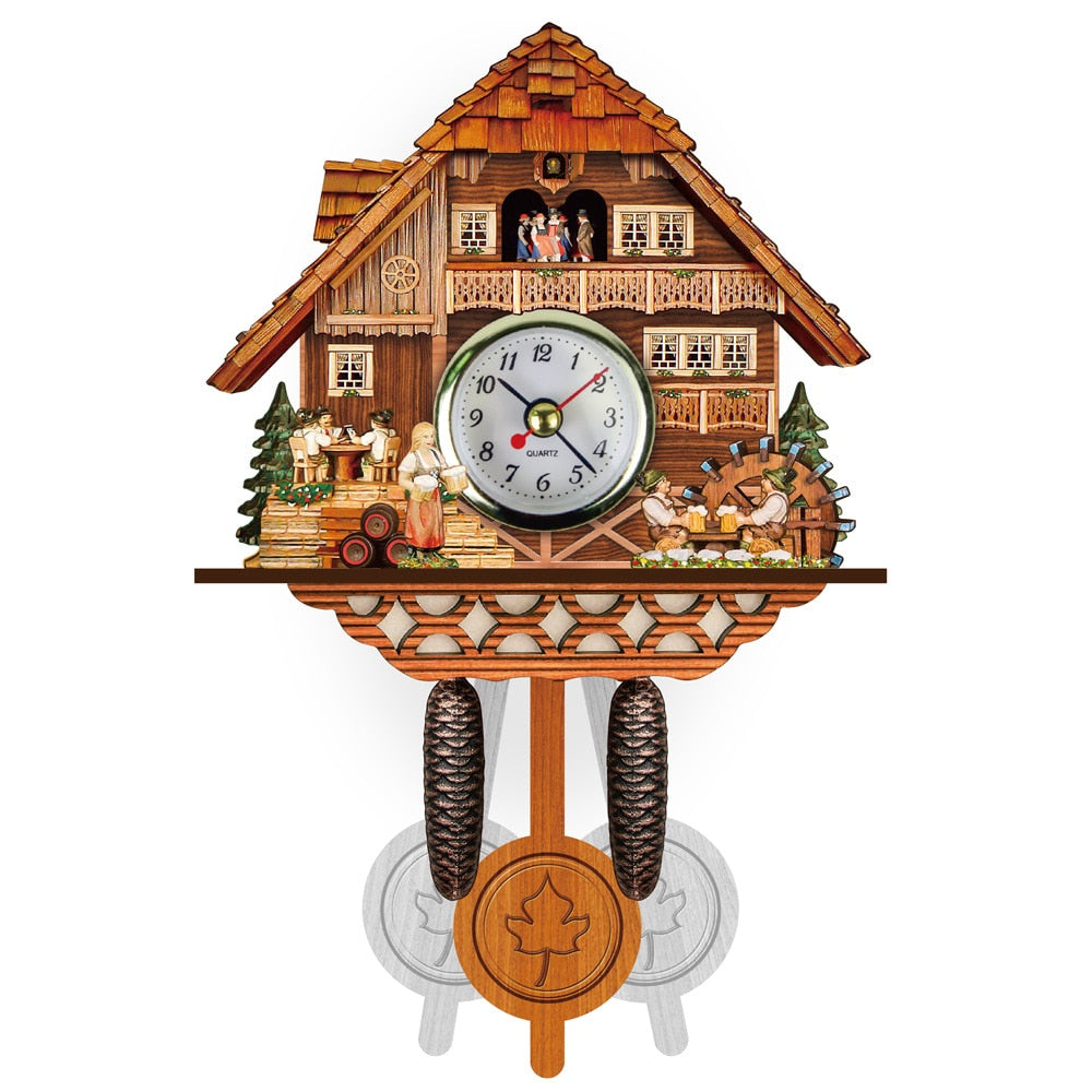 CuckooMood – Retro-Kuckucksuhr mit verspieltem Holzdesign