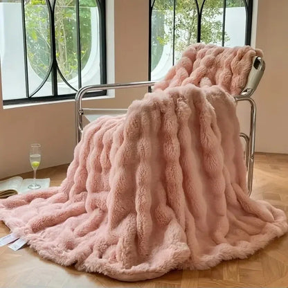 Kaninchen Plüsch Decke Sofabezug