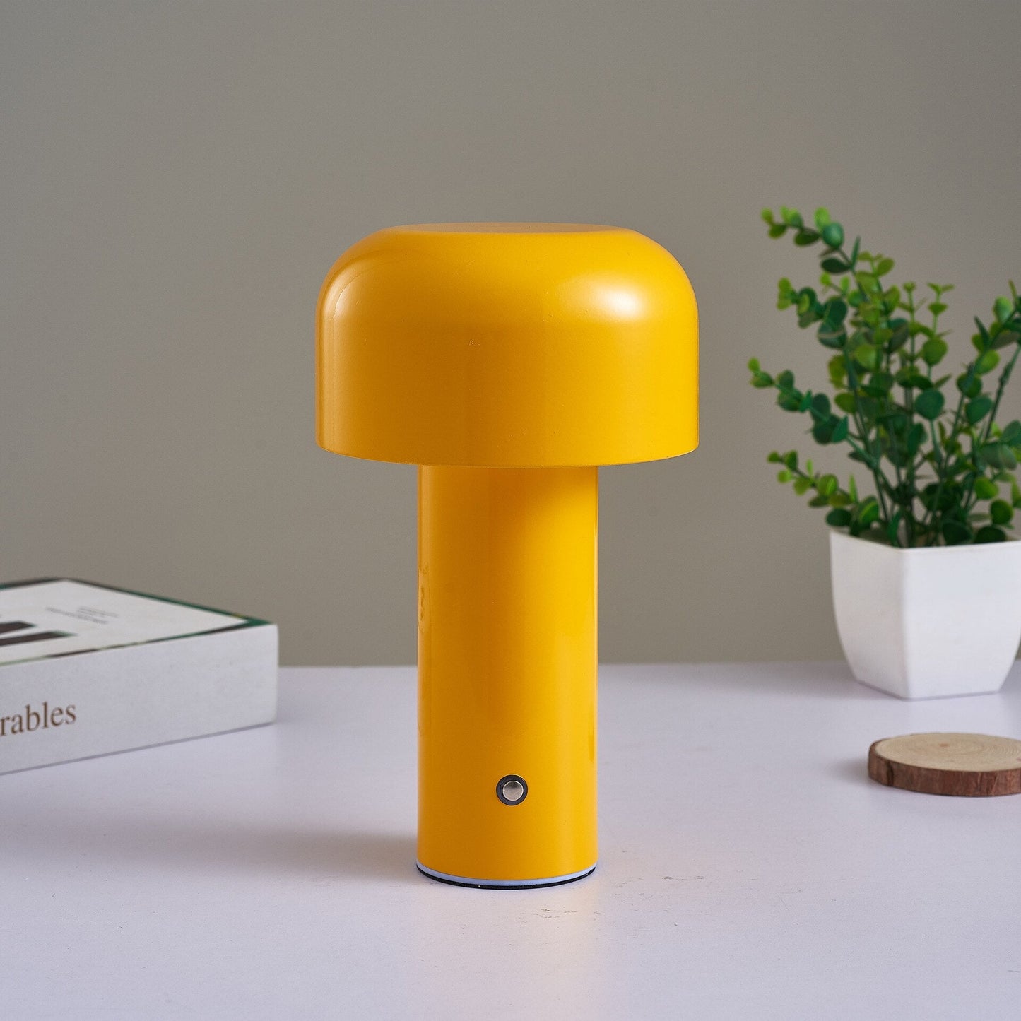 Mira – Metall-Pilzlampe mit Touch-Funktion & USB-Aufladung