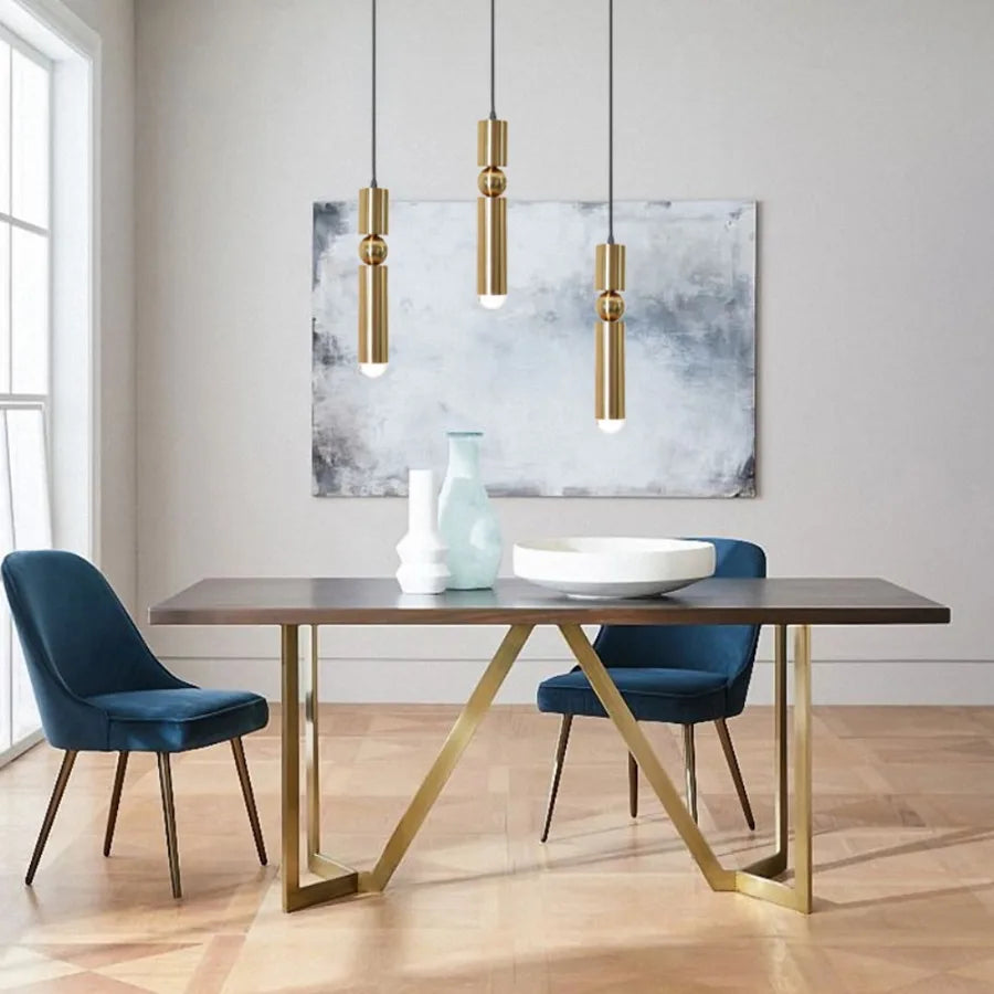 Aurea – Elegante Goldene LED-Hängelampe