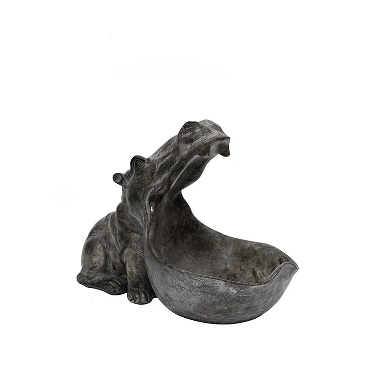 Dekorative Tischvase Nilpferd