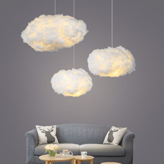 CloudGlow – Flauschige Wolkenlampe für behagliches Licht