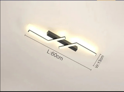Moderne LED-Streifen-Wandleuchte