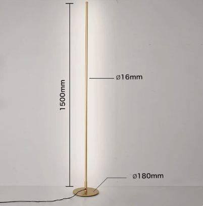 Minimalistische moderne Stehlampe
