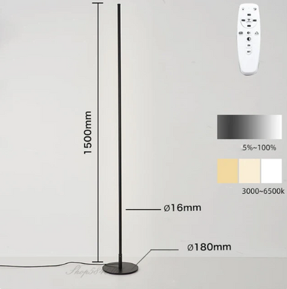 Minimalistische moderne Stehlampe