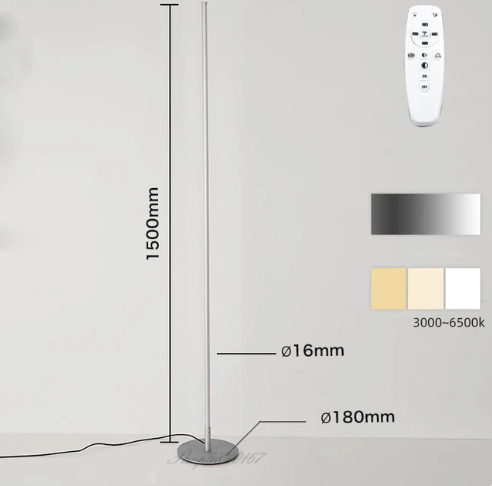 Minimalistische moderne Stehlampe