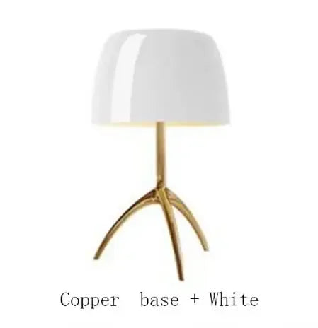 Vintage Kupfer Tischlampe