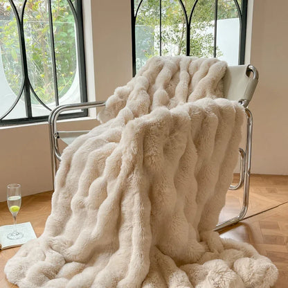 Kaninchen Plüsch Decke Sofabezug