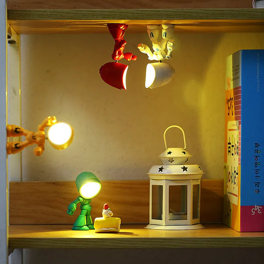 Robot Hero Kindertischlampe