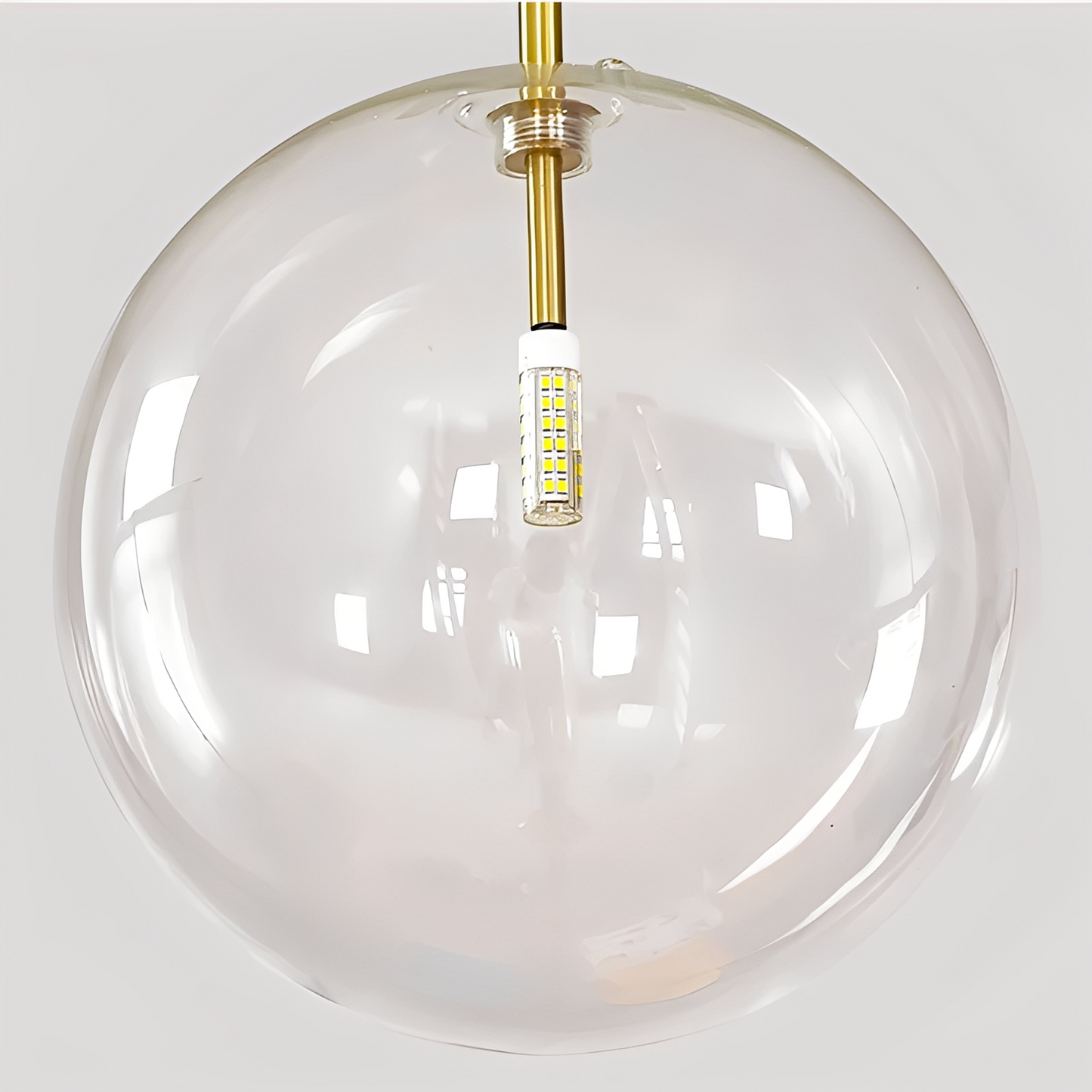 Lexie – Kreativer Glasball-Kronleuchter