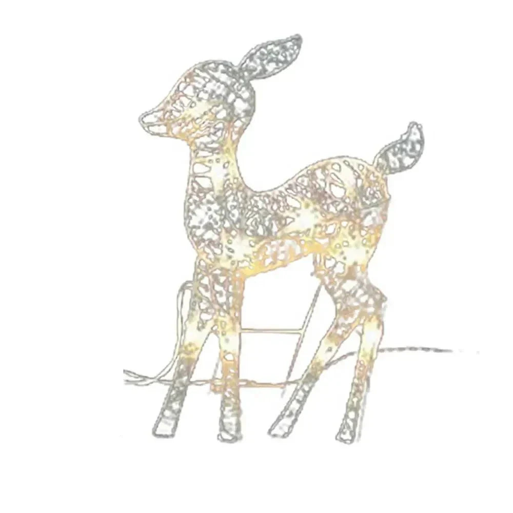 LED-Außenlicht Leuchtende Familie Liebe