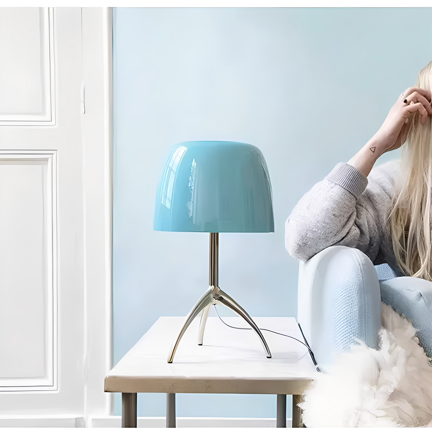 Miyu – Retro Kupfer Tisch-Nachtlampe