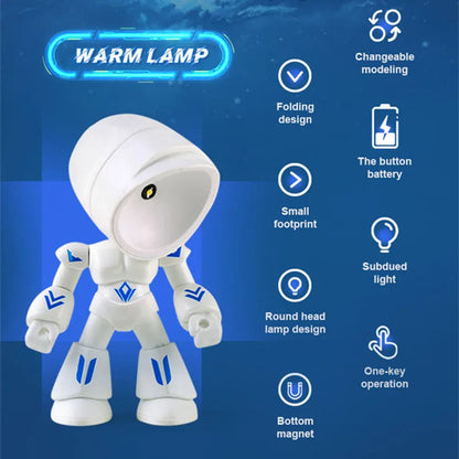 Robot Hero Kindertischlampe