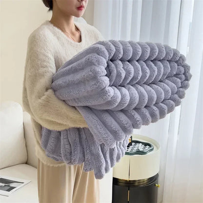 Luxuriöse Kuscheldecke aus Blasensamt