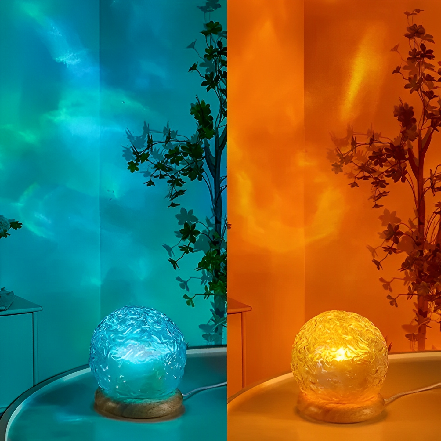 Aurelia – LED Projektionslampe mit Wasserwellen-Effekt