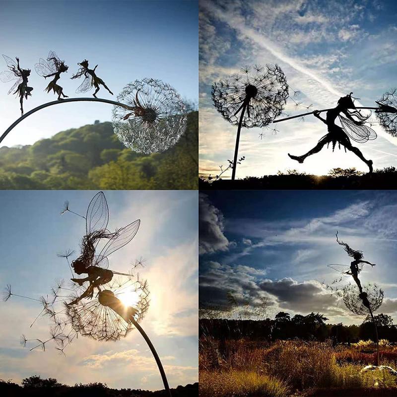 Verzauberte Elfenfiguren für magische Gartenträume