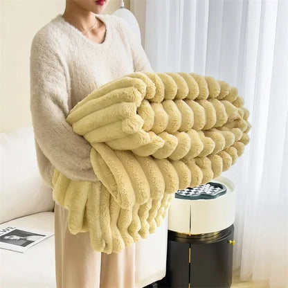 Luxuriöse Kuscheldecke aus Blasensamt