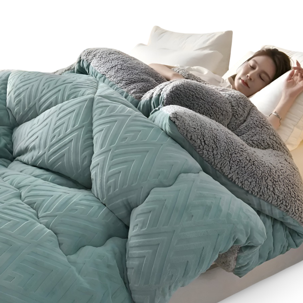 FluffLux – Maschinenwaschbare Fleece Bettdecke