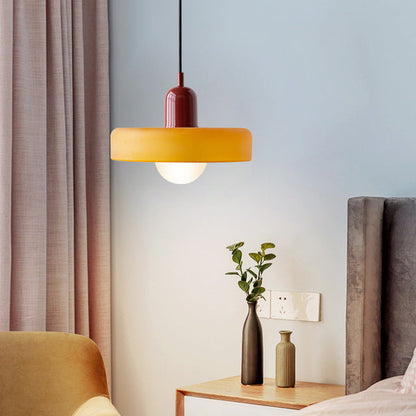 Bunte LED-Glas-Pendelleuchte