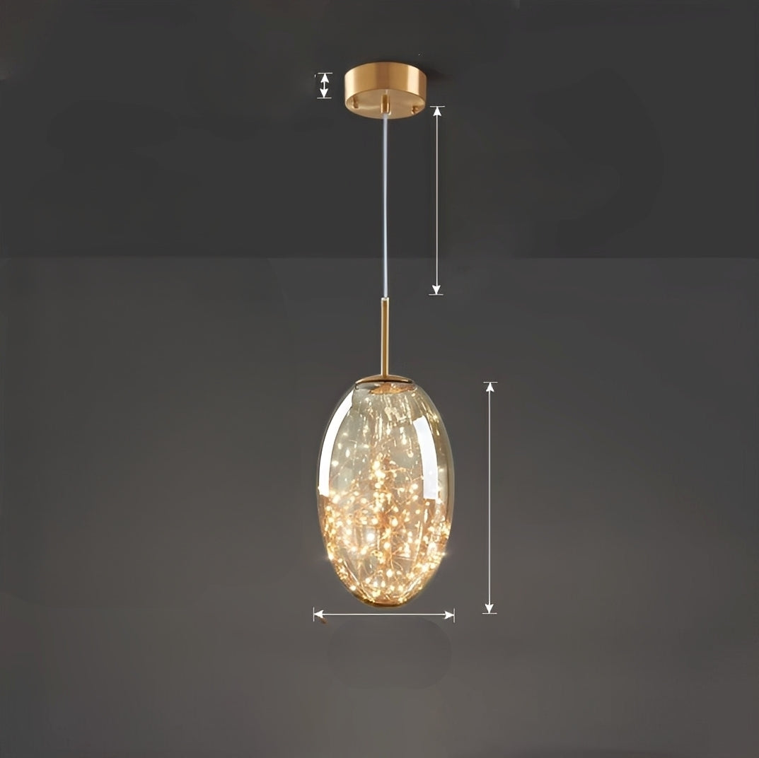 Nerea – Moderner Glas-Kronleuchter