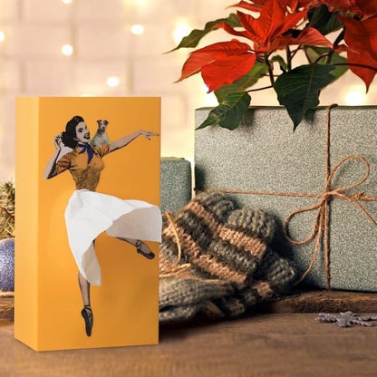 Design-Taschentuchbox Tänzerin im Wind – Eleganz für den Alltag
