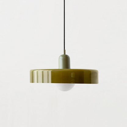 Bunte LED-Glas-Pendelleuchte
