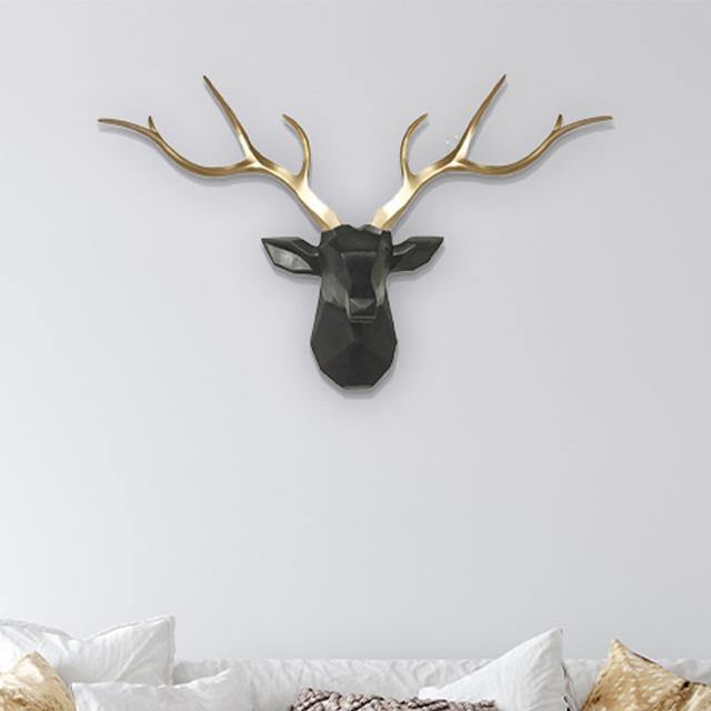 3D Löwenkopf-Wandhaken im modernen Safari-Stil