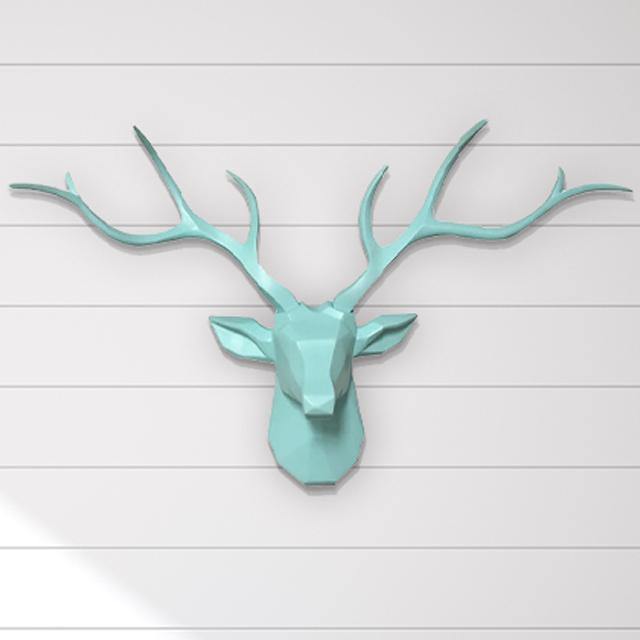 3D Löwenkopf-Wandhaken im modernen Safari-Stil