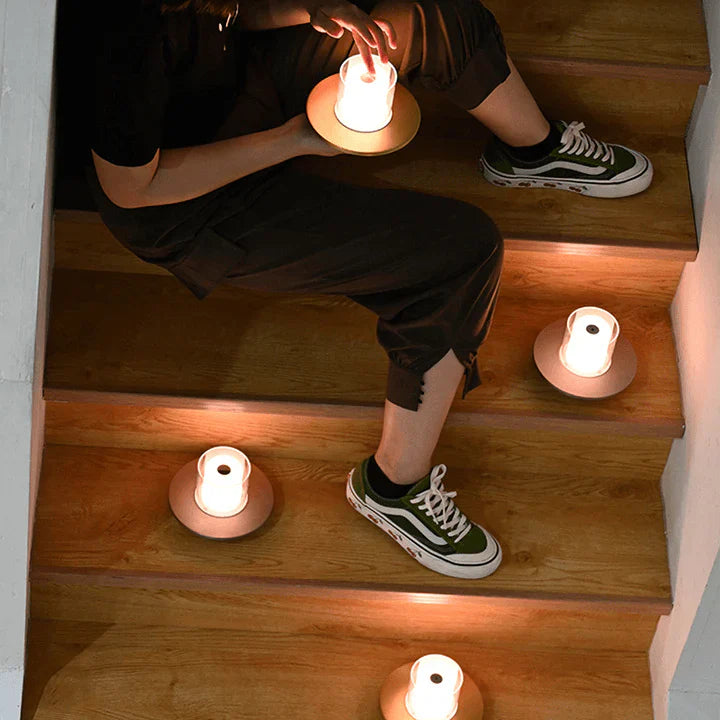 LumaGlow – Stilvolle LED-Kerze mit Induktionssteuerung und flammenlosem Licht